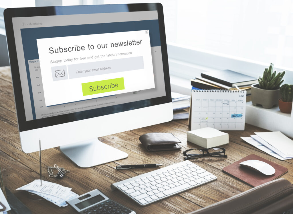 najlepsze narzędzia e-mail marketingu | zdjęcie z zapisem na newsletter | audience.pl